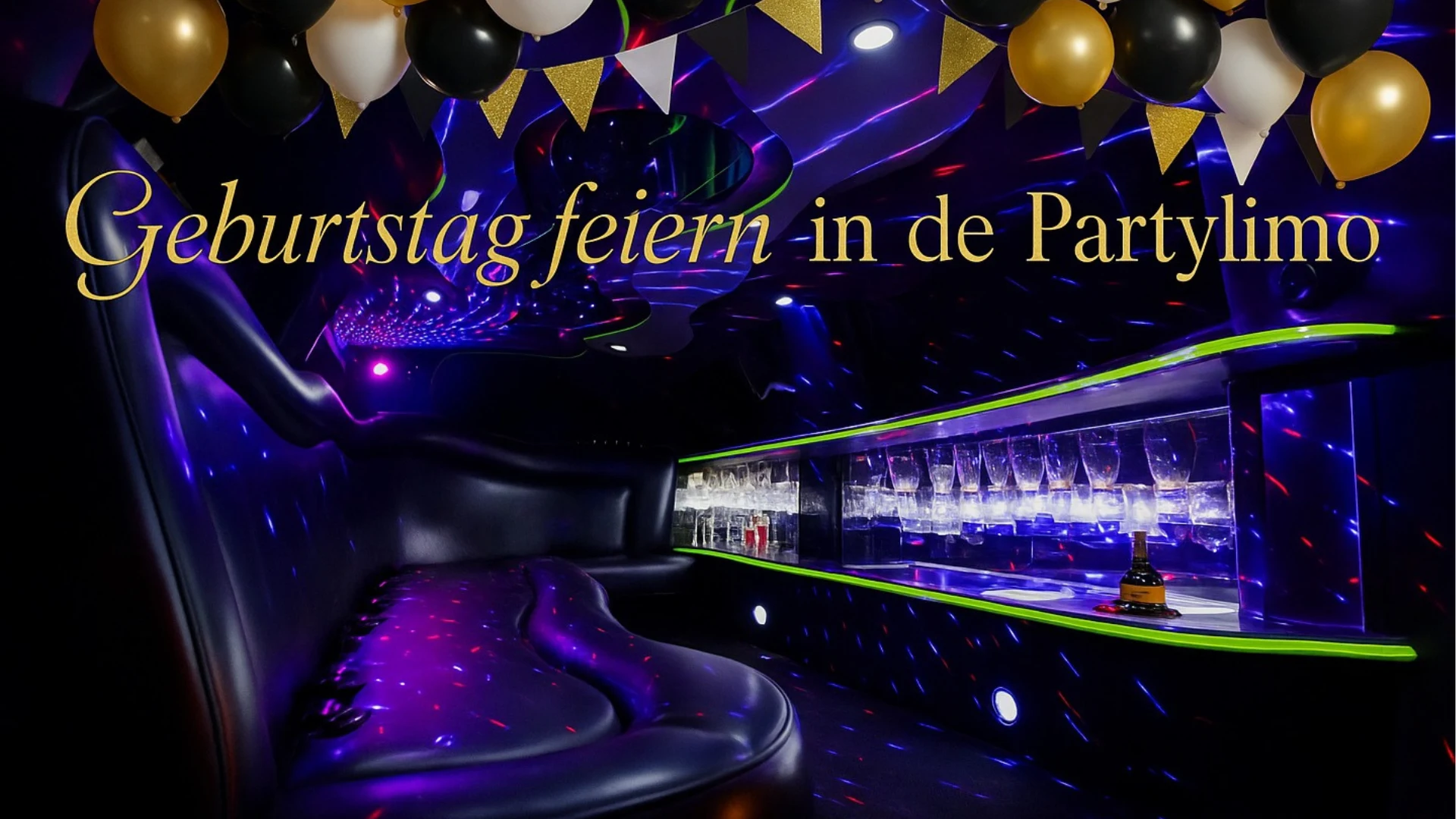 Kindergeburtstag in einer Limousine - Glamour für Kids